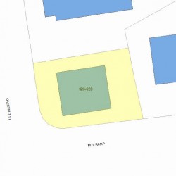926 Chestnut St, Newton, MA 02465 plot plan