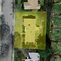 55 Mary Ellen Rd, Newton, MA 02468 aerial view