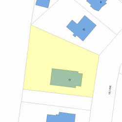 19 Lill Ave, Newton, MA 02465 plot plan