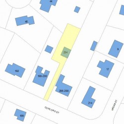 204 Concord St, Newton, MA 02462 plot plan