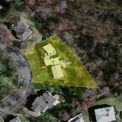 44 Farina Rd, Newton, MA 02459 aerial view