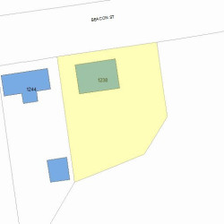 1238 Beacon St, Newton, MA 02468 plot plan