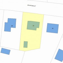 20 Staniford St, Newton, MA 02466 plot plan