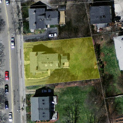 1044 Chestnut St, Newton, MA 02464 aerial view