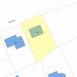 306 Austin St, Newton, MA 02465 plot plan