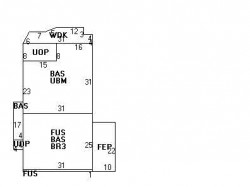 24 Richards Cir, Newton, MA 02465 floor plan