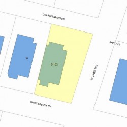 93 Charlesbank Rd, Newton, MA 02458 plot plan