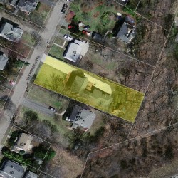 50 Evergreen Ave, Newton, MA 02466 aerial view