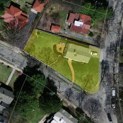 90 Neshobe Rd, Newton, MA 02468 aerial view