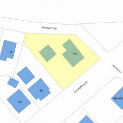 459 California St, Newton, MA 02460 plot plan