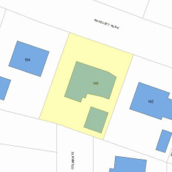 146 Randlett Park, Newton, MA 02465 plot plan