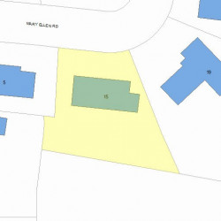 15 Mary Ellen Rd, Newton, MA 02468 plot plan