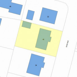 40 Byrd Ave, Newton, MA 02465 plot plan