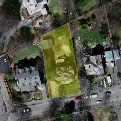 359 Otis St, Newton, MA 02465 aerial view