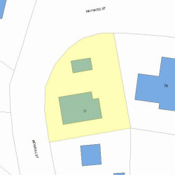 11 Morrill St, Newton, MA 02465 plot plan