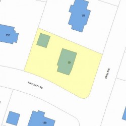 89 Park Ave, Newton, MA 02458 plot plan