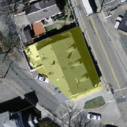 1003 Chestnut St, Newton, MA 02464 aerial view