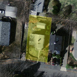 448 Highland St, Newton, MA 02460 aerial view
