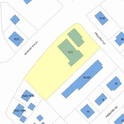 1522 Washington St, Newton, MA 02465 plot plan