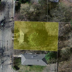 14 Walnut Hill Rd, Newton, MA 02459 aerial view