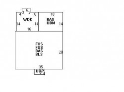 68 Rowena Rd, Newton, MA 02459 floor plan