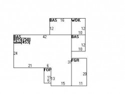 132 Christina St, Newton, MA 02461 floor plan