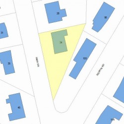 34 Park Dr, Newton, MA 02461 plot plan