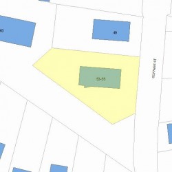 55 Cottage St, Newton, MA 02464 plot plan