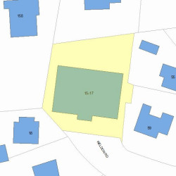17 Weldon Rd, Newton, MA 02458 plot plan