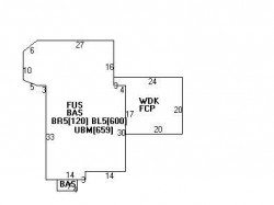 37 Perkins St, Newton, MA 02465 floor plan