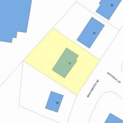 47 Beaconwood Rd, Newton, MA 02461 plot plan