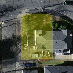 362 Ward St, Newton, MA 02459 aerial view