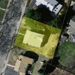 25 Fessenden St, Newton, MA 02460 aerial view