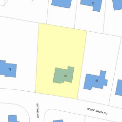 63 Bound Brook Rd, Newton, MA 02461 plot plan