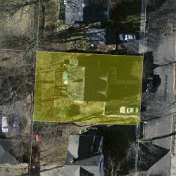 17 Glenwood Ave, Newton, MA 02459 aerial view