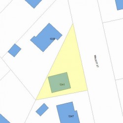 1341 Walnut St, Newton, MA 02461 plot plan
