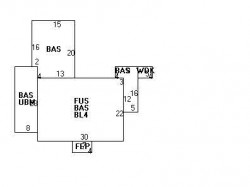 16 Byrd Ave, Newton, MA 02465 floor plan