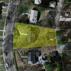 114 Beaumont Ave, Newton, MA 02460 aerial view