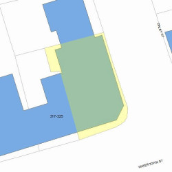 317 Watertown St, Newton, MA 02458 plot plan