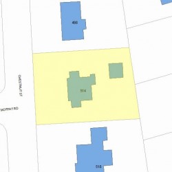 514 Chestnut St, Newton, MA 02468 plot plan