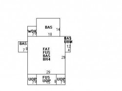 19 Salisbury Rd, Newton, MA 02458 floor plan