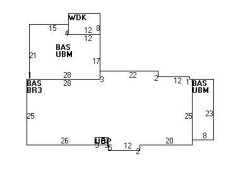 252 Upland Ave, Newton, MA 02461 floor plan