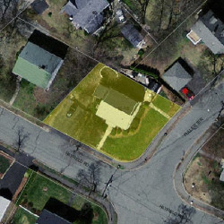 18 Hatfield Rd, Newton, MA 02465 aerial view