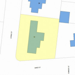 32 Loring St, Newton, MA 02459 plot plan