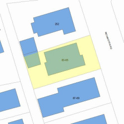 63 Withington Rd, Newton, MA 02460 plot plan