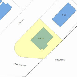 103 Craftsland Rd, Boston, MA 02467 plot plan