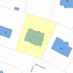 18 Indian Ridge Rd, Newton, MA 02459 plot plan