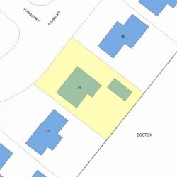 79 Spiers Rd, Newton, MA 02459 plot plan