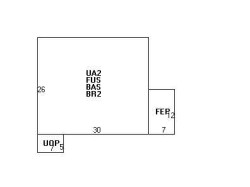 41 Gardner St, Newton, MA 02458 floor plan