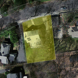 87 Fenwick Rd, Newton, MA 02468 aerial view